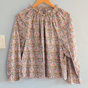 J. Crew Blouse in Liberty® Honeysuckle Floral Print Women's Top NWT